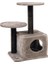 Resveq Karlıe Katlı Kedi Evi ve Tırmala Tahtası Gri (45X35X70) 1