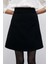 Düz Mini Etek - Siyah 7