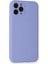 iPhone 11 Pro Kılıf Nano Içi Kadife Silikon- Lila 3