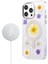 Resveq Newface Iphone 14 Pro Max Flower Magsafe Kapak - Mor 2