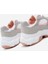 Kadın Gri Pudra Rahat Kalıp Yüksek Taban Bağcıklı Spor Ayakkabı 5