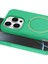 Resveq Newface Apple Iphone 16 Pro Max Regal Magsafe Standlı Kapak - Yeşil 4