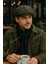 Erkek Haki Kasket Peaky Blinders Kaşe Kumaş Şapka Kasket 1