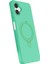 Resveq Newface Samsung Galaxy A06 Regal Magsafe Standlı Kapak - Yeşil 2