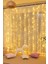 Lw-7 300 Ledli 10 Sarkıt Perde LED Işık, 8 Modlu Uzaktan Kumandalı, 3x3 Metre Peri Telli LED - Lisinya 2