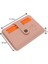 Carpi Kağıt Para Bölmeli Unisex Crazy Eskitme Hakiki Deri Kartlık - Pudra 1