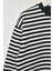 Erkek Çocuk Düşük Omuz 2-5 Yaş Çizgili Trend Premium Kalite Swetashirt - 1011 3