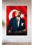 Metal Baskılı Atatürk Koleksiyonu Tablo No 2 - 15 cm x 20 cm 1