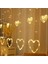 Kalp Dekorlu Animasyonlu Perde LED Işık 3 Metre - Lisinya 1