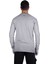 Erkek Regular Fit Yıkama Efektli Asimetrik Kesim Regular Fit Gri Sweat 5