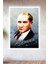 Metal Baskılı Atatürk Koleksiyonu Tablo No 17 - 15 cm x 20 cm 1