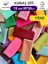Renkli Düz %100 Pamuk Kumaş Seti – 15 Adet 20X20 Cm, Farklı Renklerle, Patchwork ve Dikiş Için 1