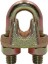 Halat Klemensi 6mm A Tipi, Sarı Galvaniz Kaplama (12 Adet) 3