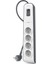 Surgemaster 4'lü Priz, Yüksek Gerilim Korumalı (2 M Kablo) Beyaz/gri BSV400VF2M 1