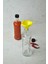 2'li 100 ml Şeffaf Sos Şişesi Siyah Sızdırmaz Kapaklı 100 cc Sosluk Cam Şişe 2 Adet 2