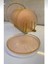 Pembe Gold Cam Pasta Tabağı 7’li Set – Işıltılı Sofra Sunum Tabakları (21 Cm) 4