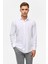 Slim Düz Klasik Yaka Beyaz Erkek Gömlek GM1008400334 2
