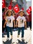 Çocuk Unisex Bisiklet Yaka %100 Pamuk Atatürk Baskılı T-Shirt 1