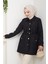 Kadın Beli Tünel Geçişli Kapitone Ceket Mont -PMK472 4