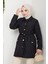 Kadın Beli Tünel Geçişli Kapitone Ceket Mont -PMK472 5