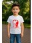 Çocuk Unisex Bisiklet Yaka %100 Pamuk Atatürk Baskılı T-Shirt 2