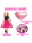 Barbie 5'li Balon Seti Kız Konsept & Kız Çocuk Pembe Doğum Günü Balon Set 2