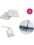 Yapışkan Kroşe 2cm x 2cm Yapışkanlı Kablo Bağı Tutucu - 10 Adet 3