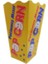 Karton Pop Corn Mısır Kutusu Popcorn 50 Adet 13 x 21 Sarı 1