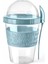 Titiz 600 ml Kaşıklı Yoğurt & Müsli Kabı - Taşınabilir Kase - Açık Mavi 2
