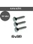 Trifon Vida 6X60 mm Altı Köşe Anahtar Başlı Vida 50'li Paket 4