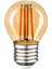 Gold Cam Flamanlı Rustik LED Ampul G45 6 Watt - Rustik Ampul - E27 - Gün Işığı - 6 Watt - Yok - Sarı 1