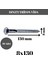 Trifon Vida 8X130 mm Altı Köşe Anahtar Başlı Vida 10'lu Paket 2