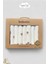 %100 Pamuk Organik Bebek Ağız Mendili 7'li Set, 25X25 cm Yumuşak&hipoalerjenik 1