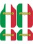 Momo Italy Dekor Oto Paspas Takımı Tüm Modellere Uyumlu Makinede Yıkanabilir Universal Kalıp 1