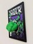 Hueforge Tarzı Hulk Duvar Dekoru – Yumruğu Fırlayan 3D Marvel Tablo 3