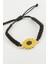 Resveq Papatya Makrome Örgülü Bileklik-Sarı 2