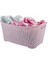 Plastik Damla Desenli Çamaşır Sepeti 65 Lt 1