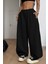 Erkek Kadın Baggy Bol Kesim Eşofman Altı Jogger Paça Siyah Gri Füme Oversize 1