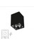 Tapled Aydınlatma CT-5420 Foça 7 Watt Ledli Siyah Platin Renk Sıva Üstü Dekoratif Spot LED 7 Watt 1