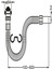 Körüklü Lavabo Sifonu Hortum Çıkışlı 32 Lik Lavabo Sifonu Tr 4