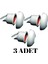 3 Adet Koku Yok! Çekvalfli Adaptör Conta Lavabo Gideri Koku Önleyici Gider Adaptör 1