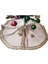 , Yılbaşı Çam Ağacı Altı Örtüsü, Çam Ağacı Ayak Halısı Örtüsü, Krem Renk, Peluş 70 cm 1