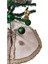 , Yılbaşı Çam Ağacı Altı Örtüsü, Çam Ağacı Ayak Halısı Örtüsü, Krem Renk, Peluş 70 cm 5