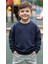 Erkek ve Kız Çocukları Için 3 Iplik Kumaş Sweatshirt %100 Pamuk Unisex 1