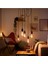 CT-4350 Rustik 4W LED Ampul Vintage Uzun Filament Amber E-27 Gün Işığı E27 Rustik Ampul 6 Watt Kahve 5