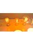 CT-4350 Rustik 4W LED Ampul Vintage Uzun Filament Amber E-27 Gün Işığı E27 Rustik Ampul 6 Watt Kahve 6