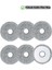 Roborock Qrevo,qrevo Curv,qrevo C,qrevo L Qrevo S Uyumlu Mikrofiber Mop Paspas Yedek Seti-6 Adet 1