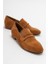 Kadın Orfe Taba Süet Loafer Ayakkabı 1