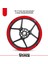 Motosiklet Kalın Geniş Jant Sticker 16'lı Dekor Sticker Motor Sticker 1