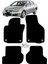 Vw Jetta (2005-2010)UYUMLU Lacasa Automotive Velur Halı Paspas 1